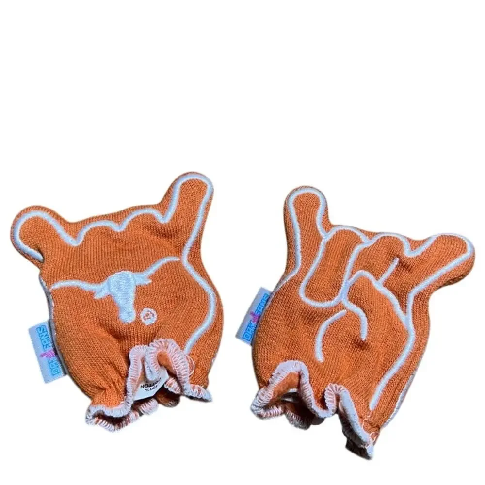 Day1Fan Texas Longhorn Team fan mitts shaped like Hook Em Horns 0-3 mths